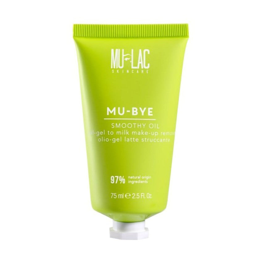 Mulac Cosmetics Mu-Bye Smoothy Oil Öljy-Gel Maitomainen Puhdistusaine 75 ml