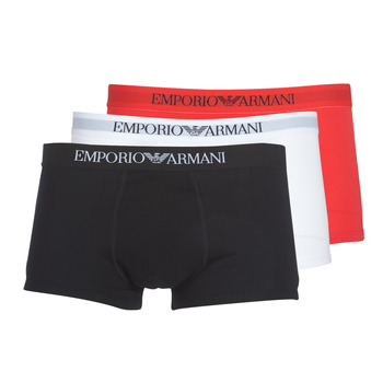 Emporio Armani Bokserishortsit verenpunainen / musta / valkoinen