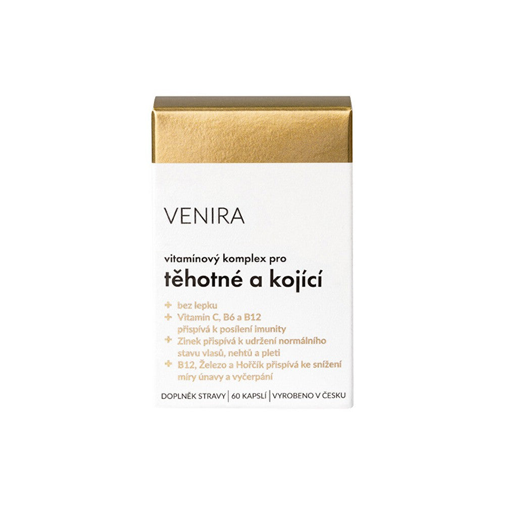 Venira Vitamiinikompleksi raskaana oleville ja imettäville naisille 60 kapselia