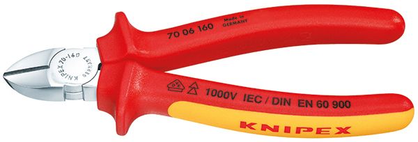 VDE Sivuleikkurit 2K, 140 mm, Knipex