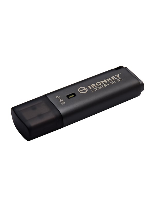 Kingston IronKey Locker+ 50 G2 - Musta - 32GB - USB-tikku