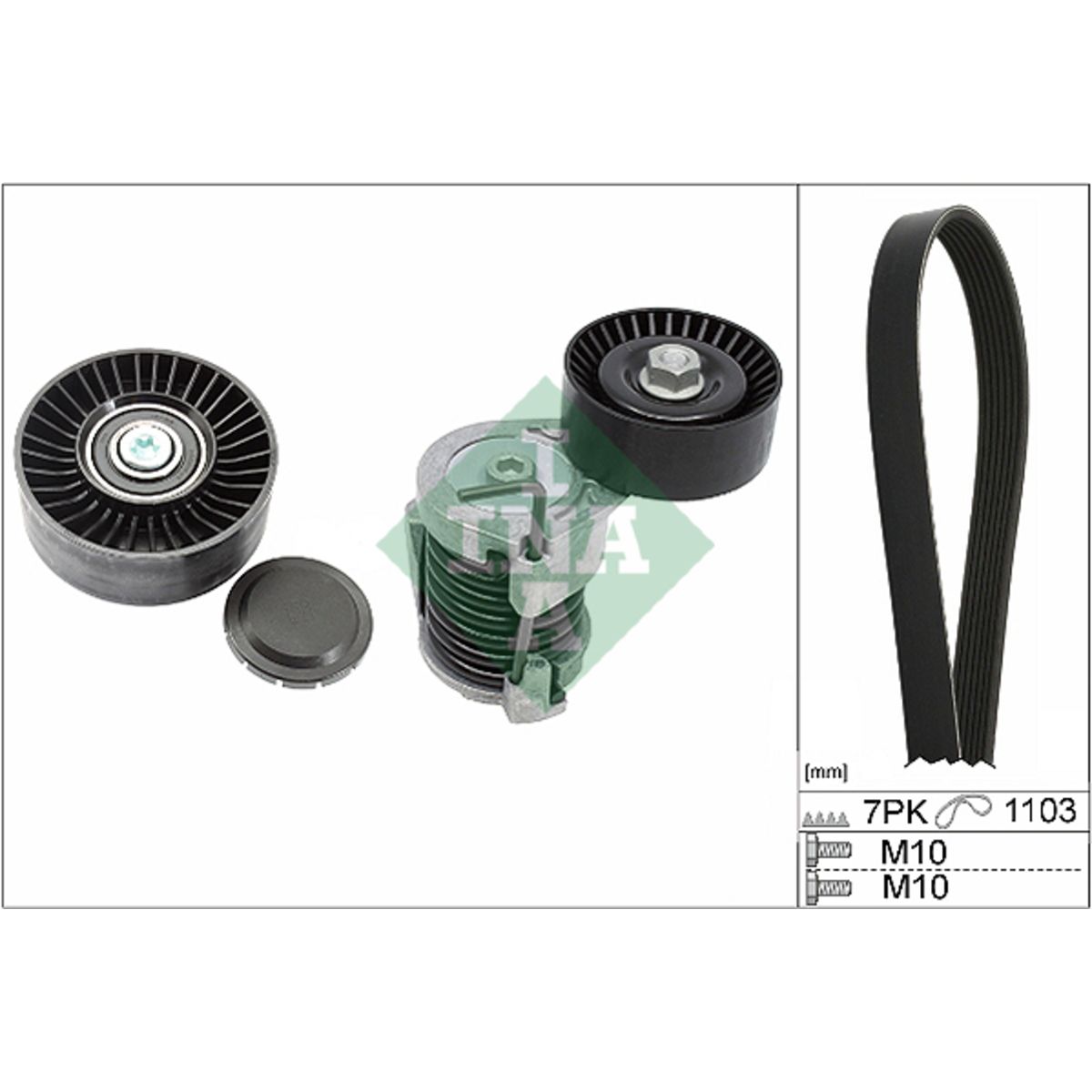 Moniurahihnasarja INA 529 0049 10