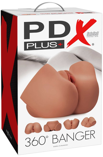 Pipedream PDX Plus 360 Banger Tan seksinukke