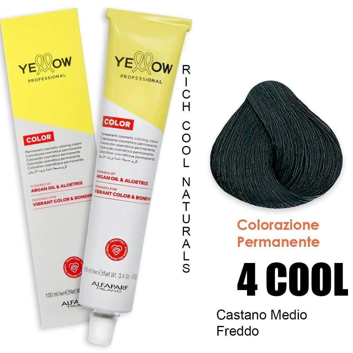 ALFAPARF kestoväri keltainen 4 COOL 100ml
