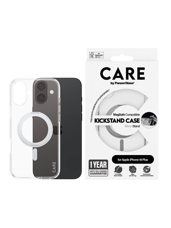 CARE by PanzerGlass - Kotelo - läpinäkyvä & MagSafe - iPhone 16 Plus