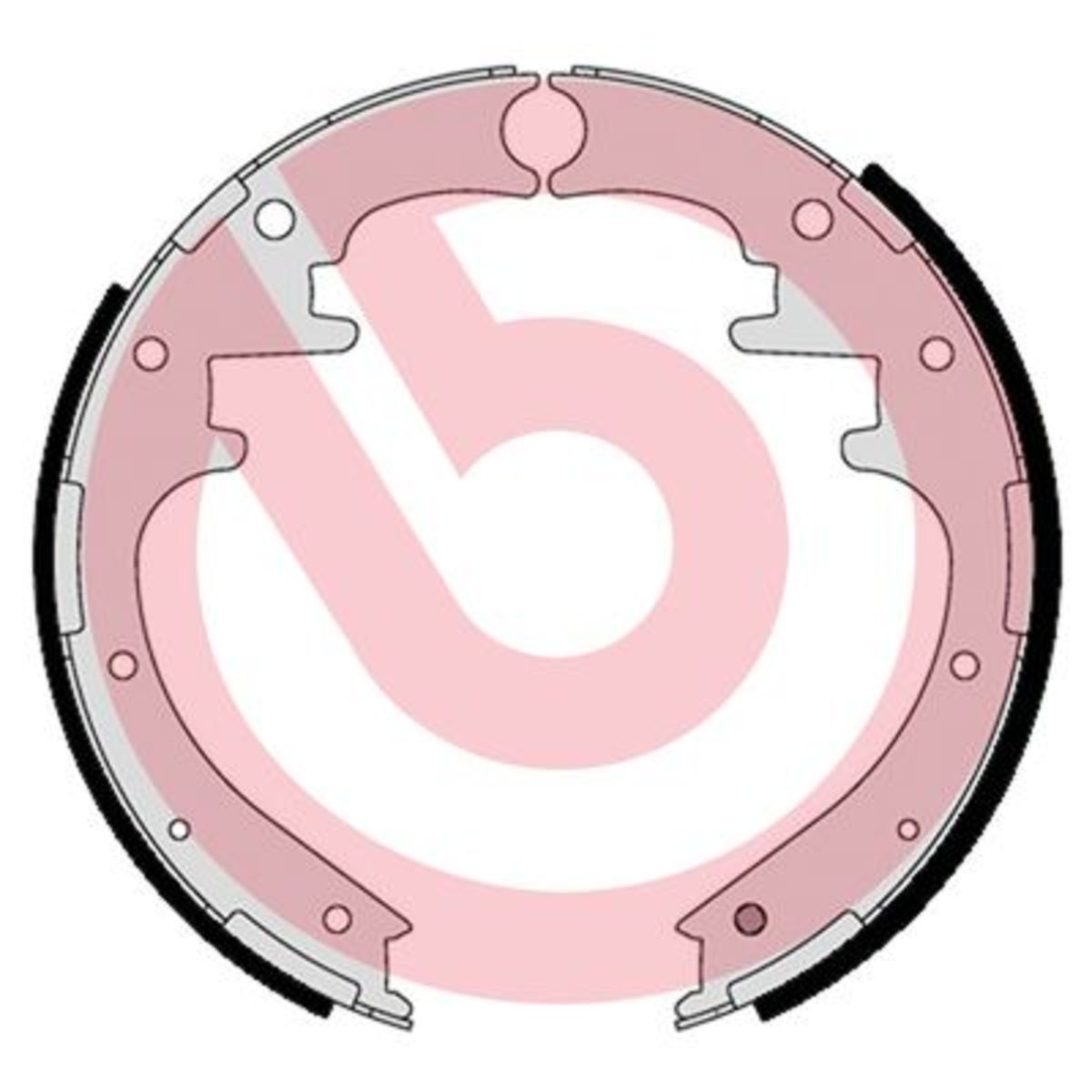 Jarrukenkäsarja BREMBO S 24 554
