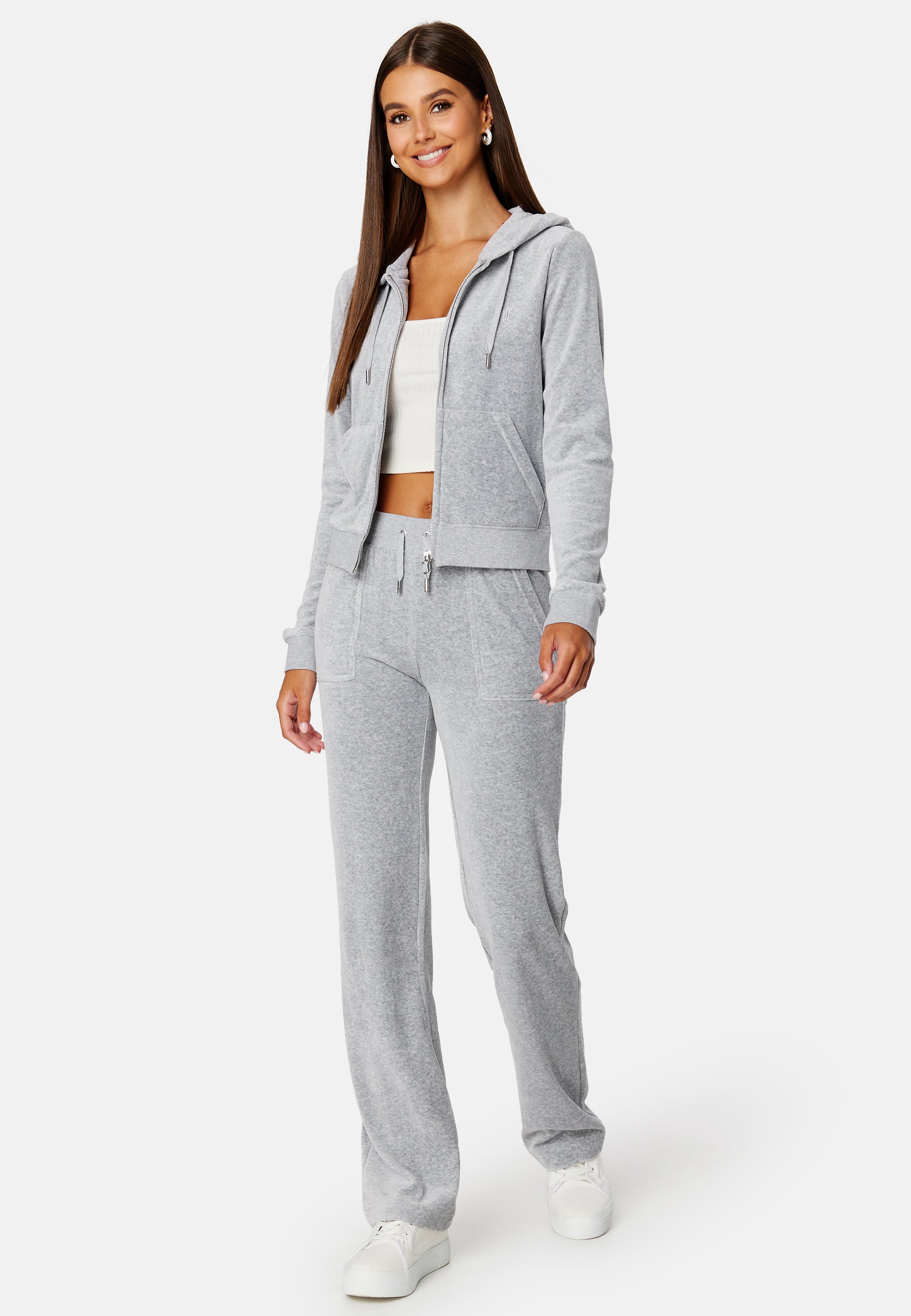 Juicy Couture Housut vaaleanharmaa