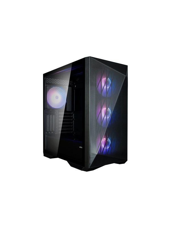 Zalman Z9 Iceberg MS -miditornikotelo ikkunalla, RGB-valaistuksella, musta
