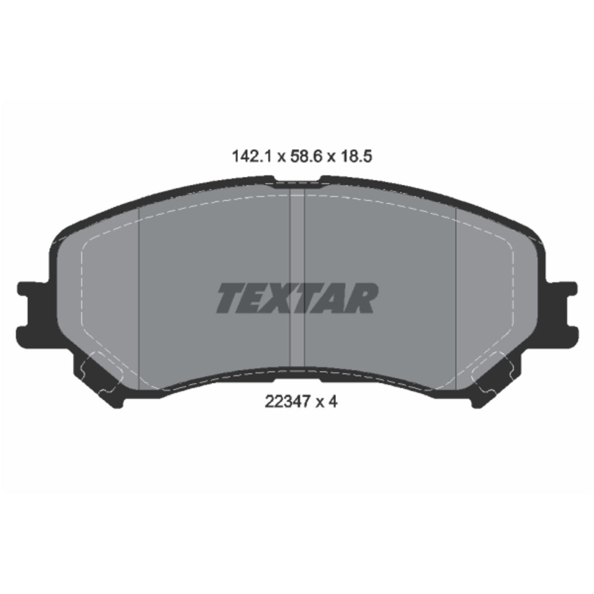 Jarrupalat, levyjarru TEXTAR 2234701