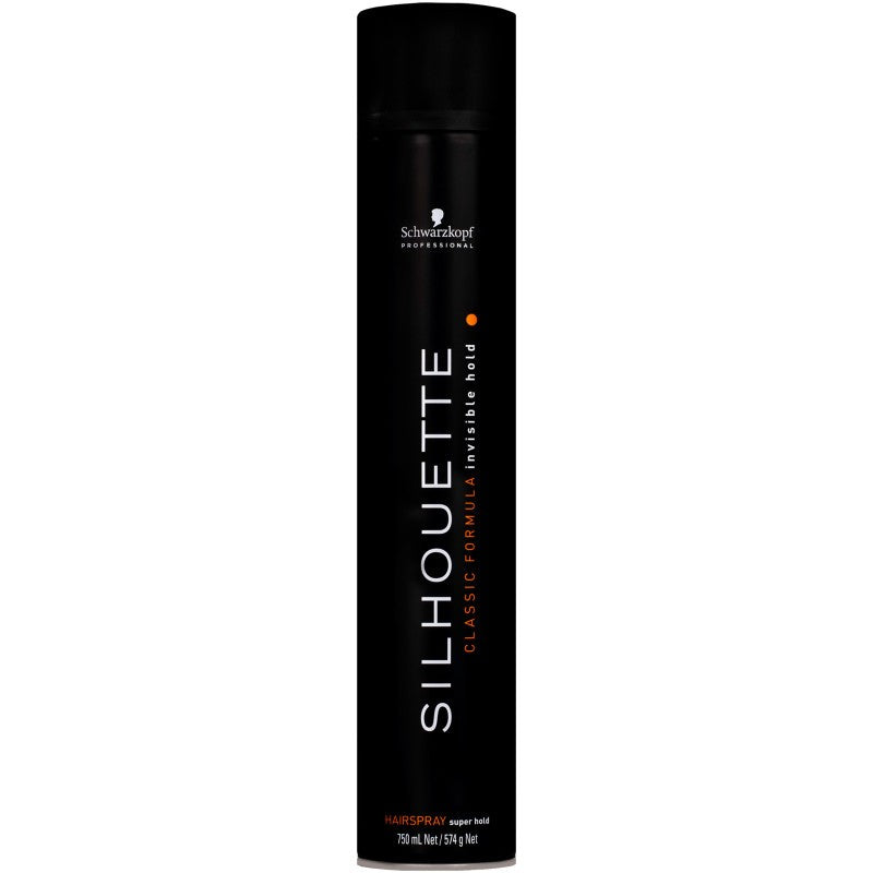 Schwarzkopf SILHOUETTE Erittäin vahva musta hiuslakka 750 ml