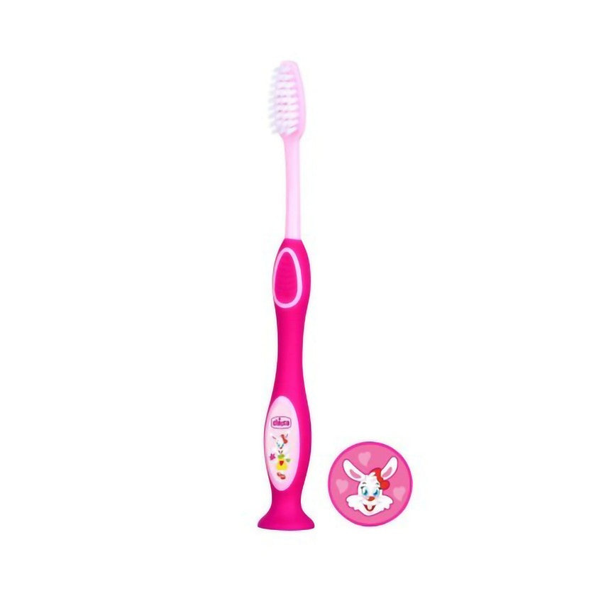 Chicco Chicco Hammasharja 3–6-vuotiaille, vaaleanpunainen
