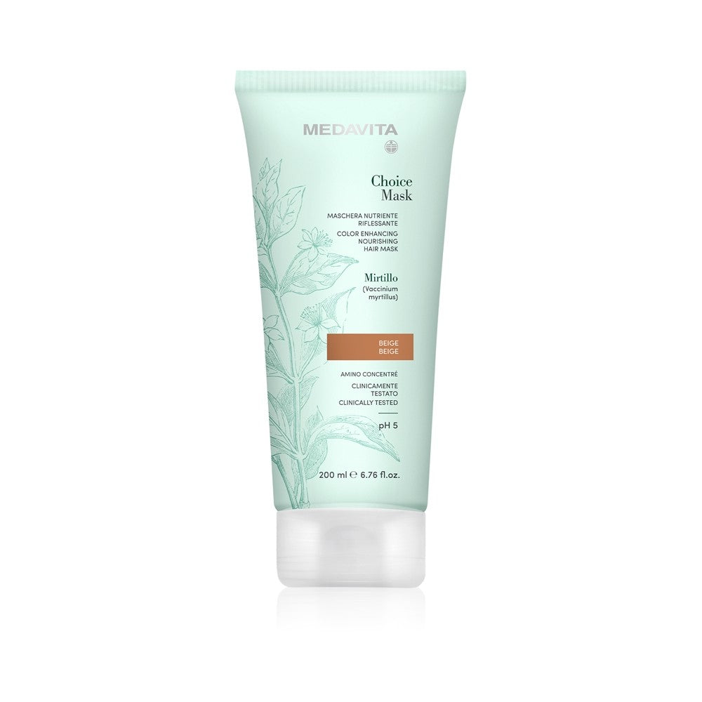 Medavita Valinta beige maschera ravitseva värjätyille hiuksille 200 ml