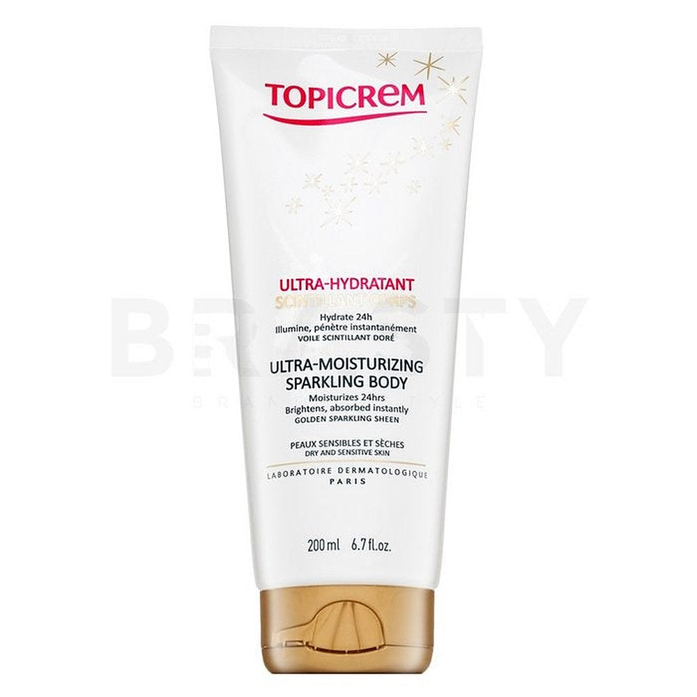 Topicrem Ultra-Moisturizing Glittering Body Sensitive Skin 200ml