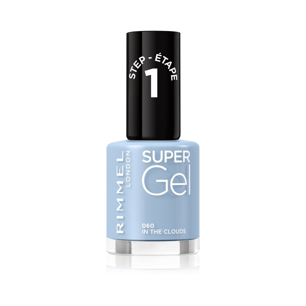 Rimmel Super Gel Nail Polish Geel ilman UV/LED-lamppuväriä 060 In The Clouds 12 ml