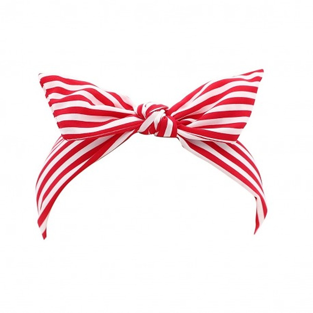 Ib Fashion Hair Punaraidallinen otsapanta