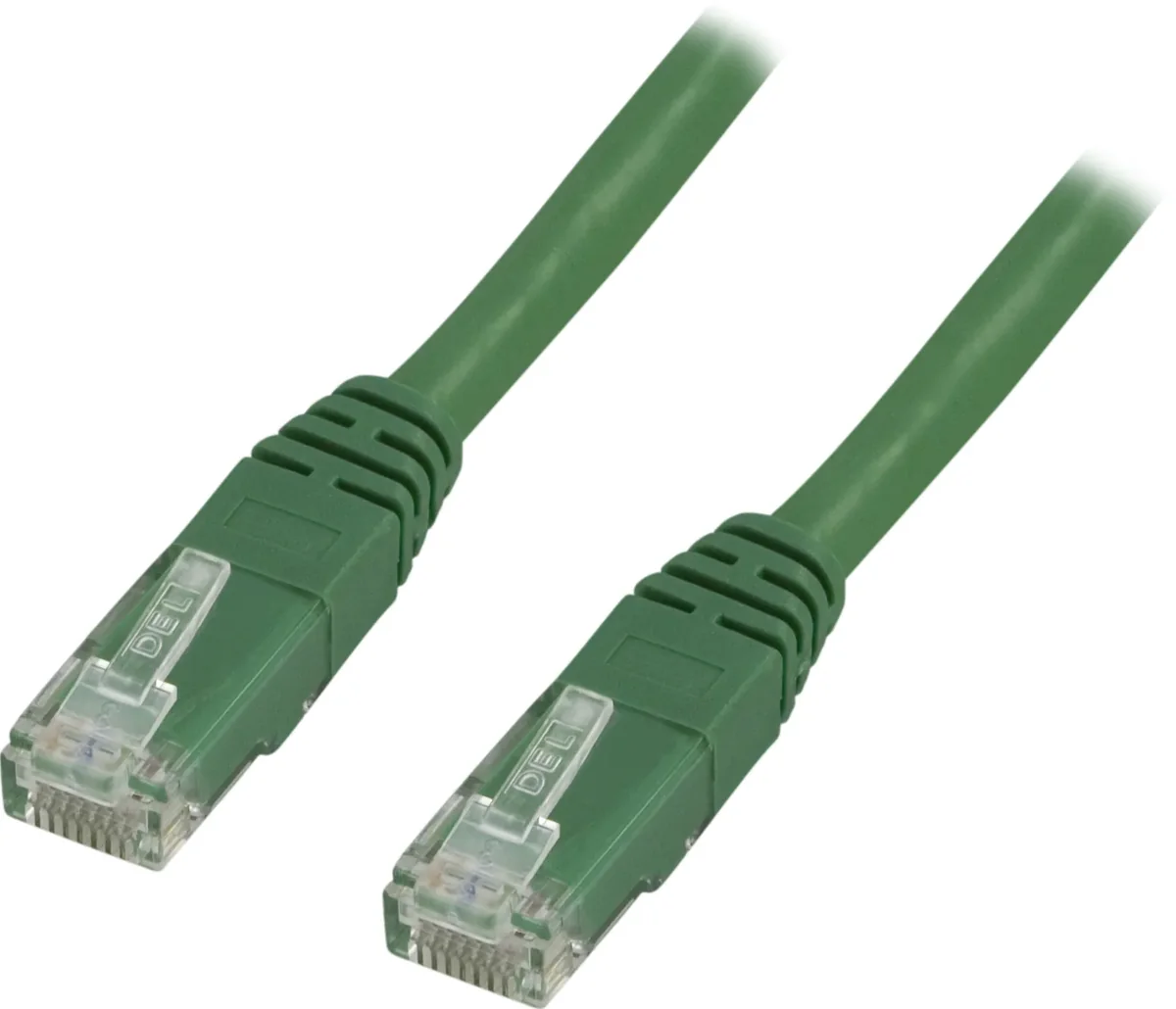 Deltaco Cat6 U/UTP RJ45 20m -verkkokaapeli, vihreä