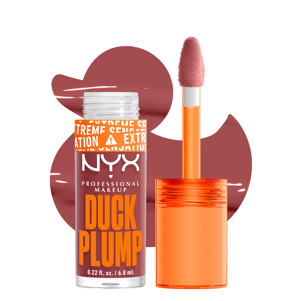 NYX Ammattimainen meikki Duck Plump Huulikiilto Volumizing Effect Color 08 Mauve Out Of My Way 7 ml