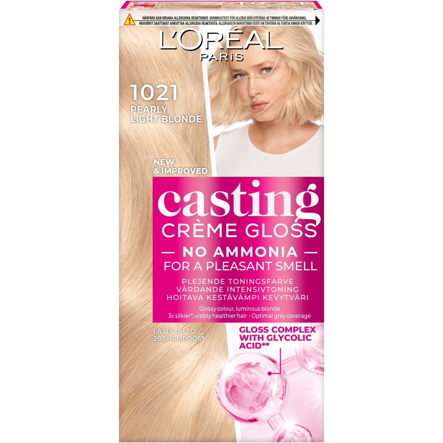 L'Oréal Paris Casting Creme Gloss Light Pearl Blonde - 1 pcs