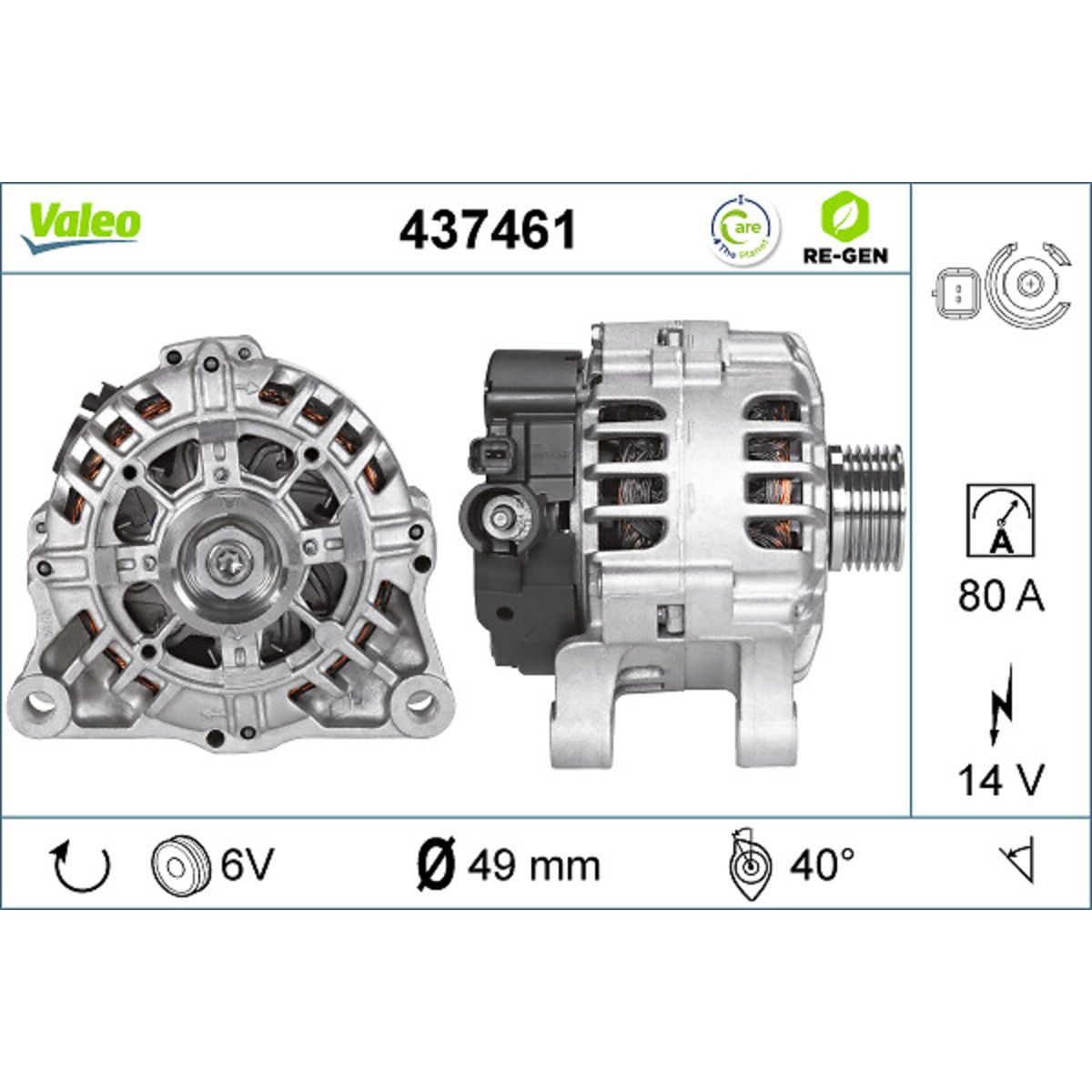 Laturi VALEO 437461