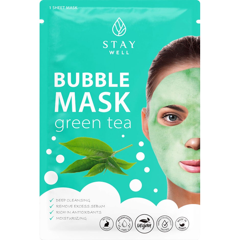 Stay Well Deep Cleansing Bubble Mask Green Tea 1 pcs