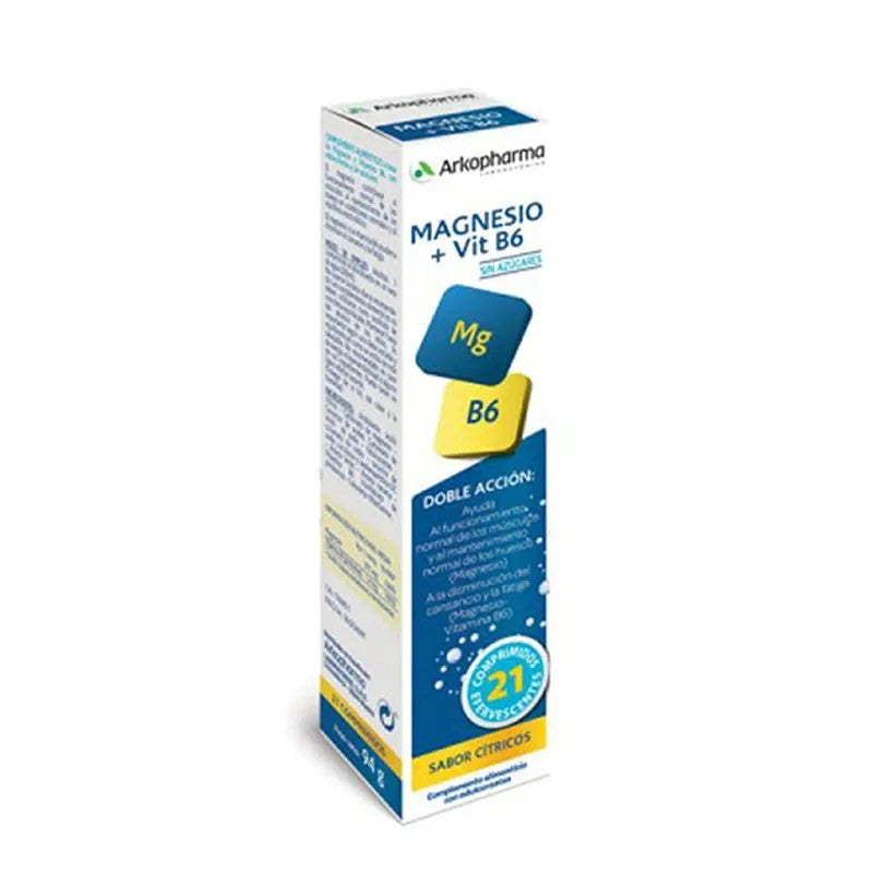 Arkopharma Arkomag Magnesium ja B6-vitamiini 21 poretablettia