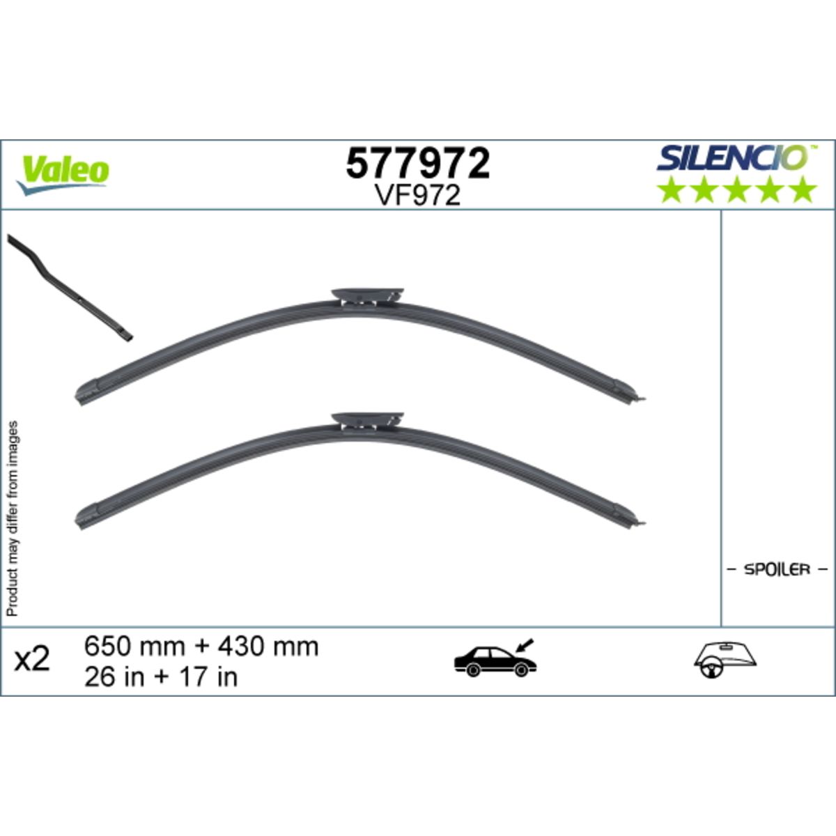 Pyyhkijänsulka VALEO 577972
