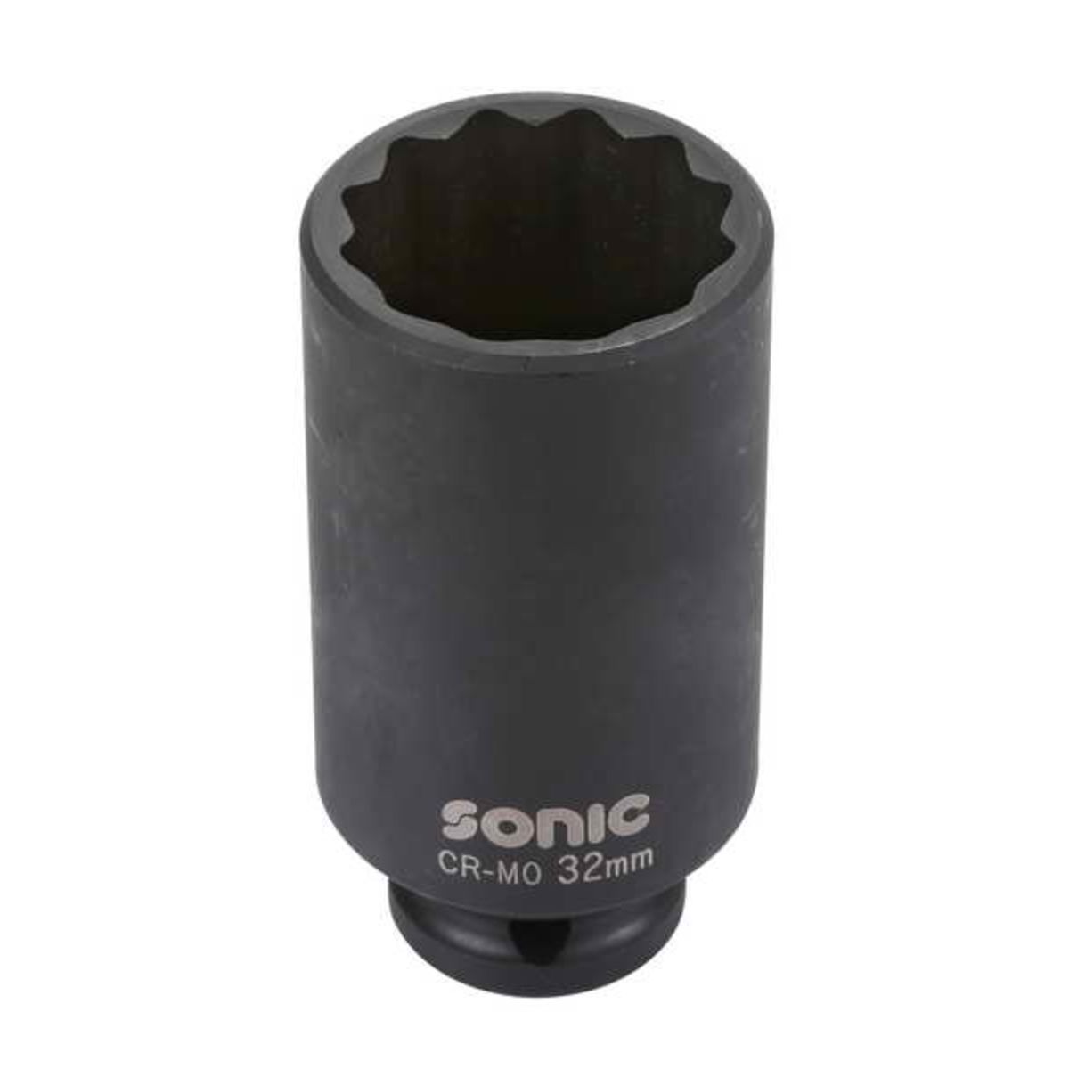 Iskuhylsy SONIC 1/2" 30 mm 12-kulmainen syvä