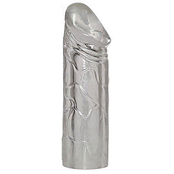 Mega Dick Sleeve penisjatko, paksu, aidon näköinen, kirkas