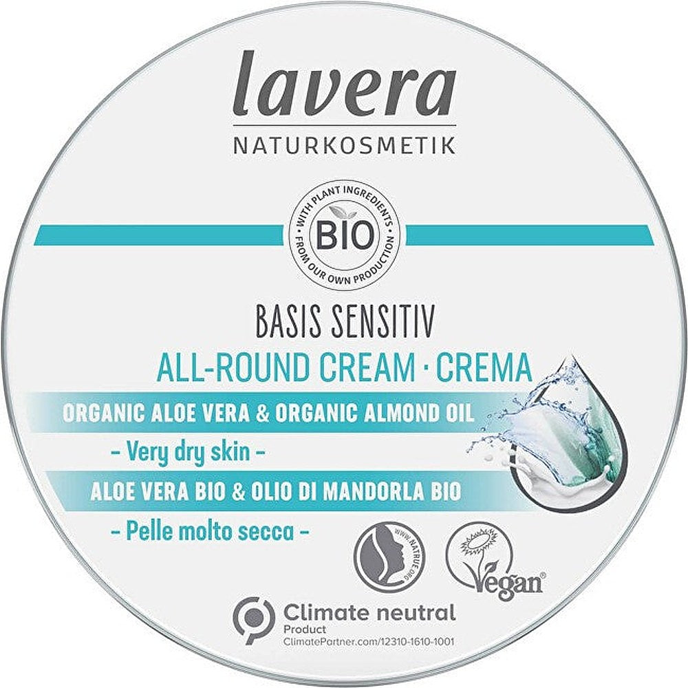 Lavera Basis Sensitiv Universal Cream erittäin kuivalle iholle 150 ml