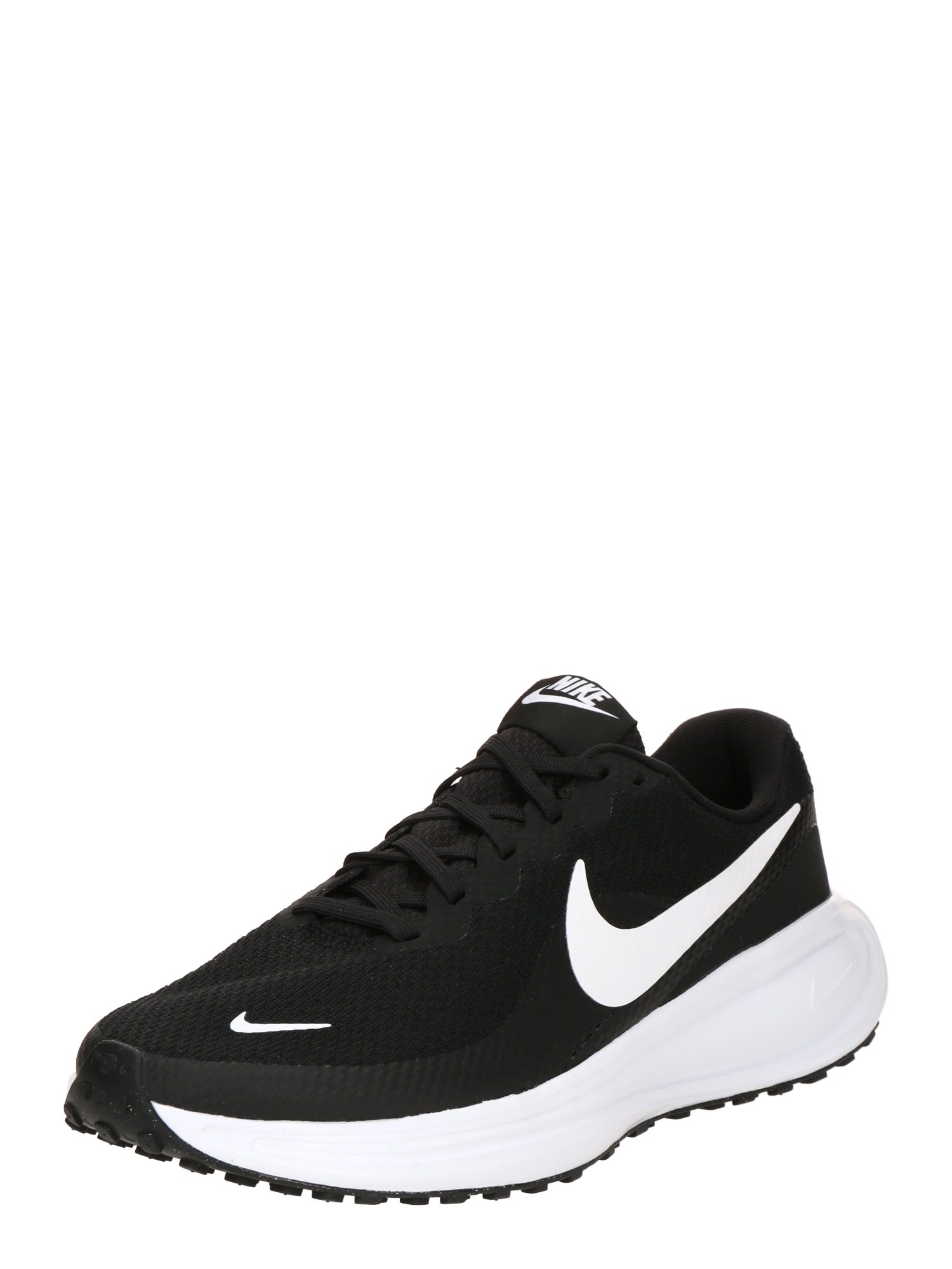 NIKE Juoksukengät 'Revolution 8' musta / valkoinen