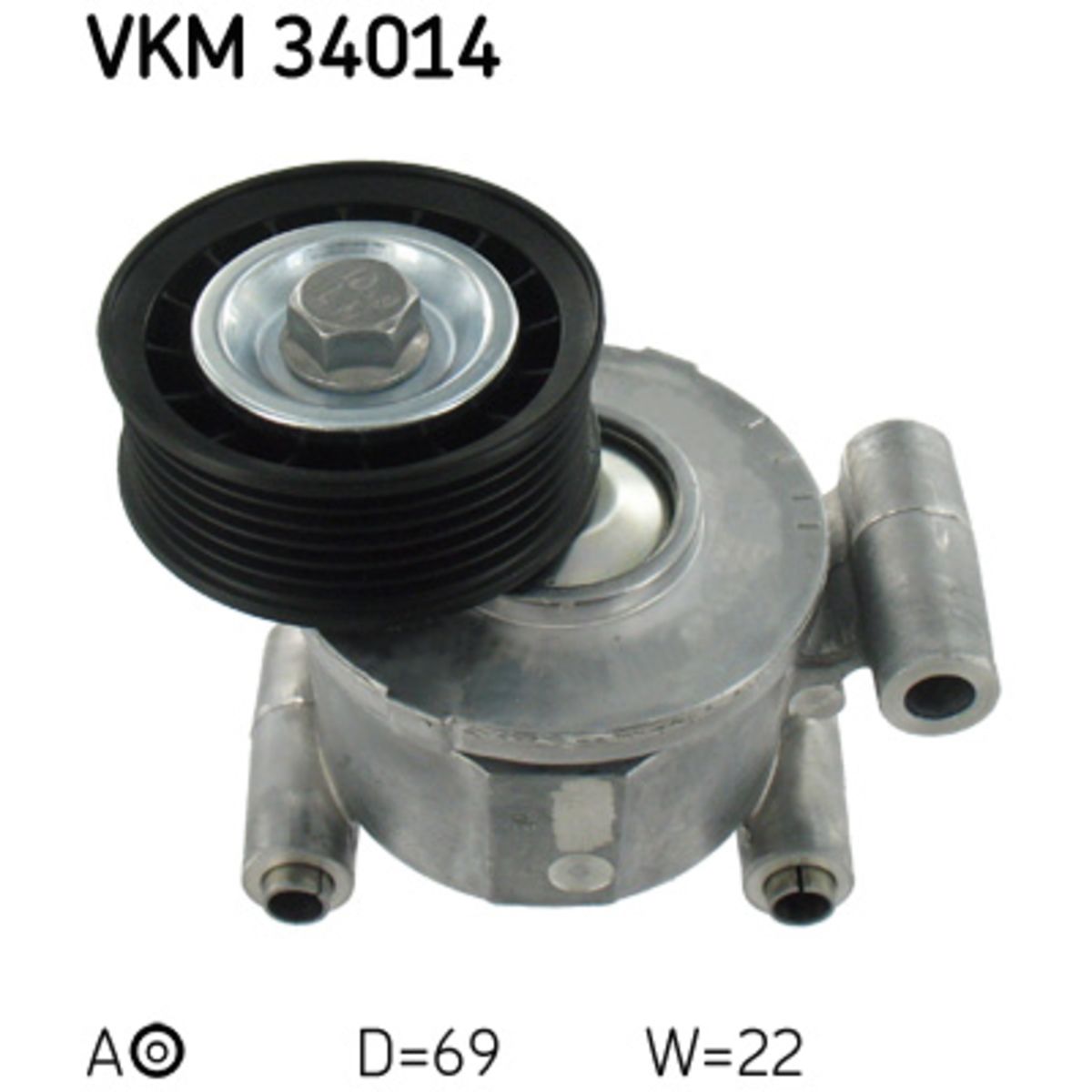 Kiristysrulla, moniurahihna SKF VKM 34014