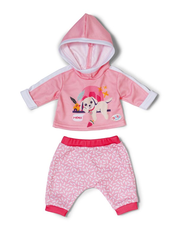 Baby Born Jogging Suit Pink 43cm
