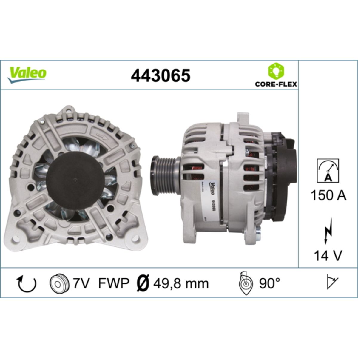 Laturi VALEO 443065