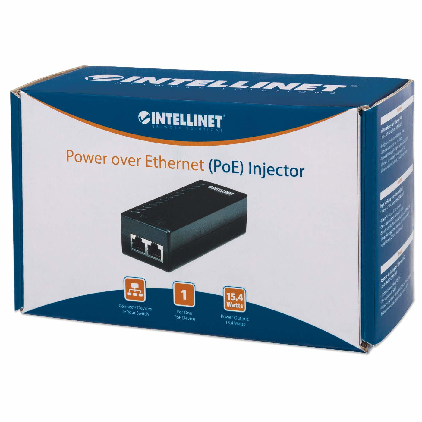 Intellinet Poe Injector 802.3af 15.4w
