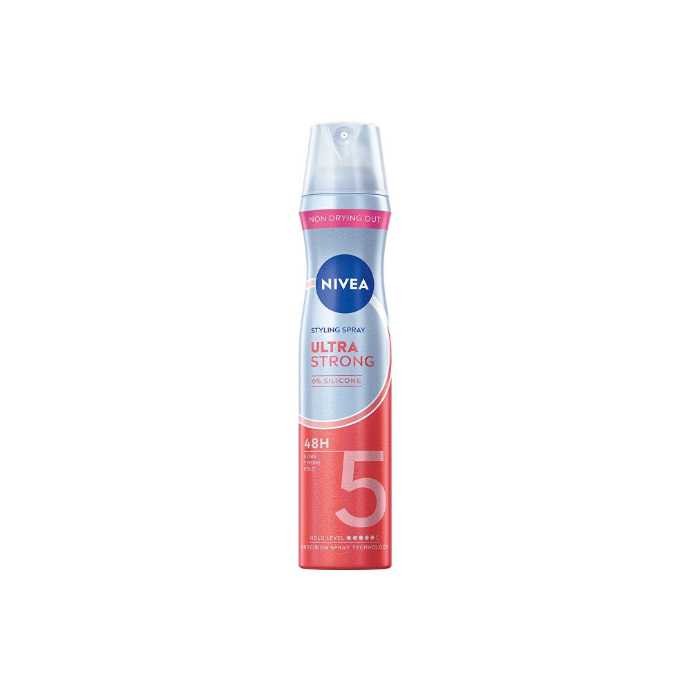 NIVEA Erittäin vahva kiinnittävä hiuslakka ilman silikonia 250 ml