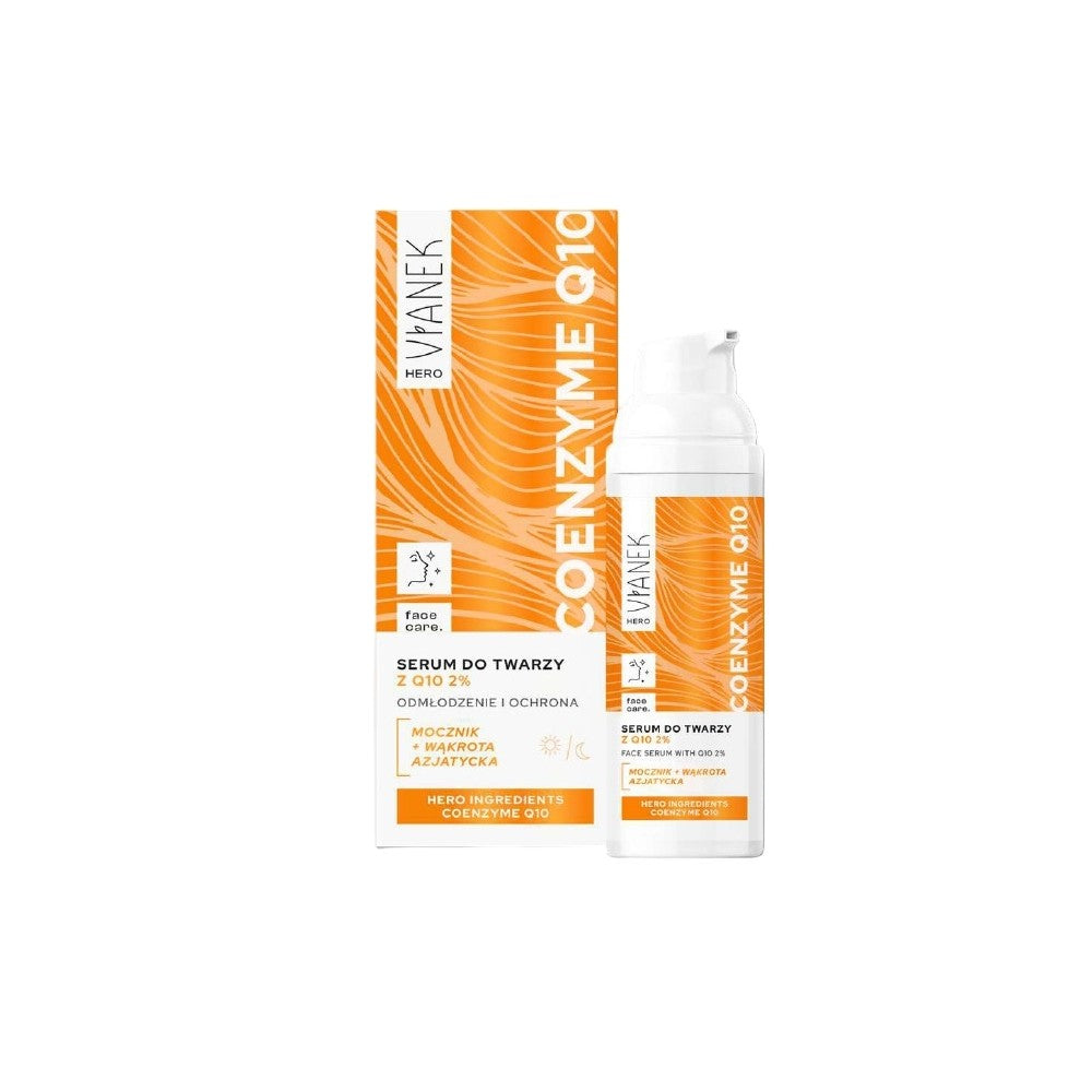 Nuorentava kasvojen seerumi Vianek Hero koentsyymi Q10:llä 30 ml