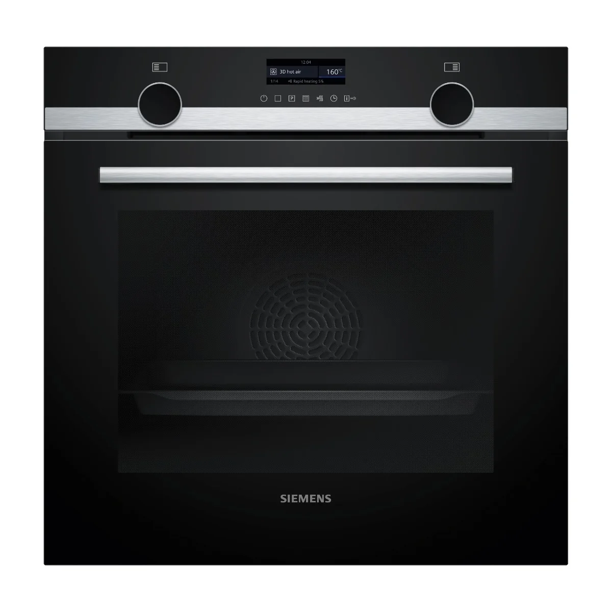 Siemens iQ500 HB579GBR3, Keskikokoinen, Sähköuuni, 71 L, 71 L, 30 - 275 °C, Hydrolyyttinen + pyrolyyttinen