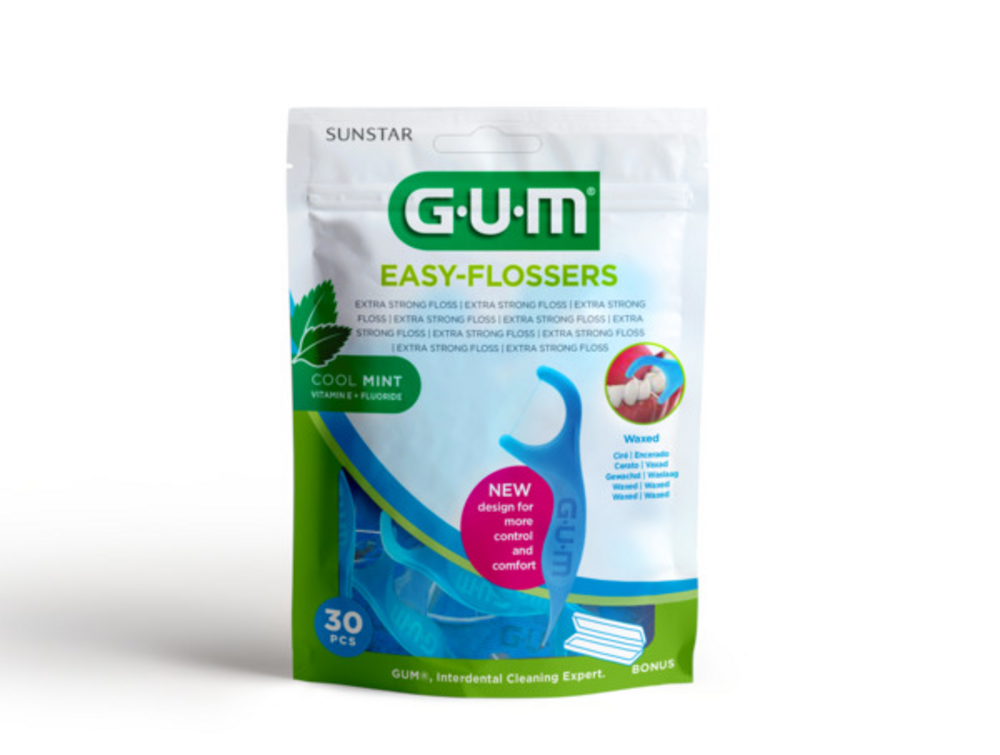 Gum Easy-Flossers Cool Mint lankain 30 kpl