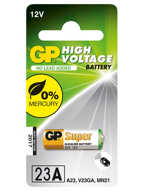 GP BATTERIES GP 23AE-C1 Ultra MN21. LRV08 GP-23AE Vastaa: N/A