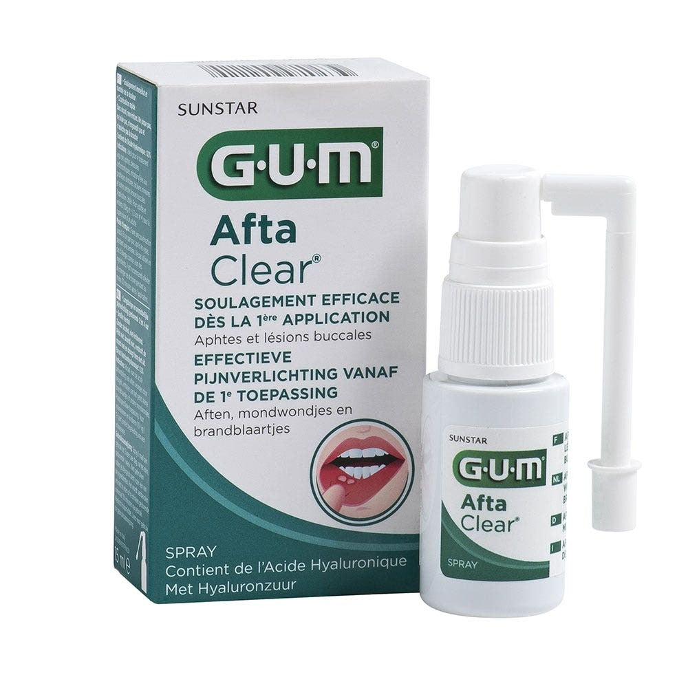 Gum AftaClear Spray Aphthae and Buccal Leesions 15ml