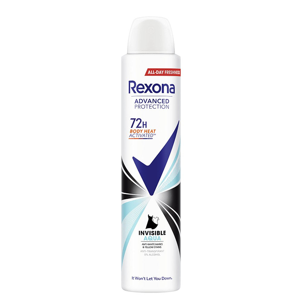Deodorantti Rexona Invisible Aqua Spray 200ml 72H