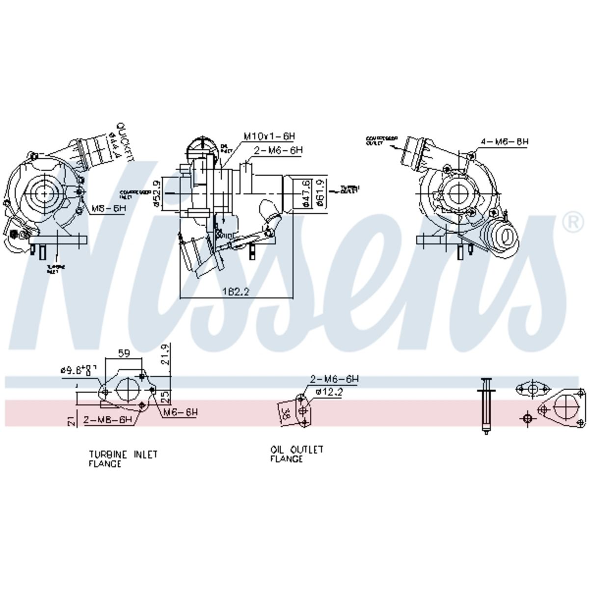 Turboahdin NISSENS 93426