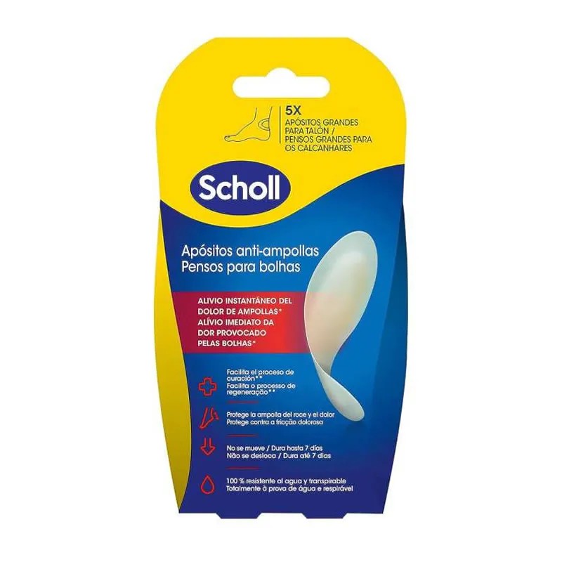 Dr. Scholl Suuret rakkulaa estävät kantalaastarit - 5 yksikköä