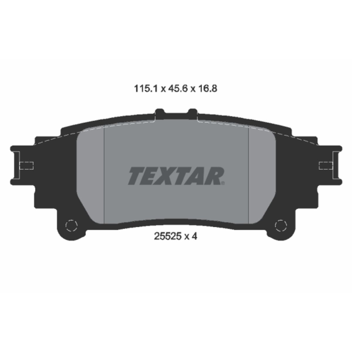Jarrupalat, levyjarru TEXTAR 2552501