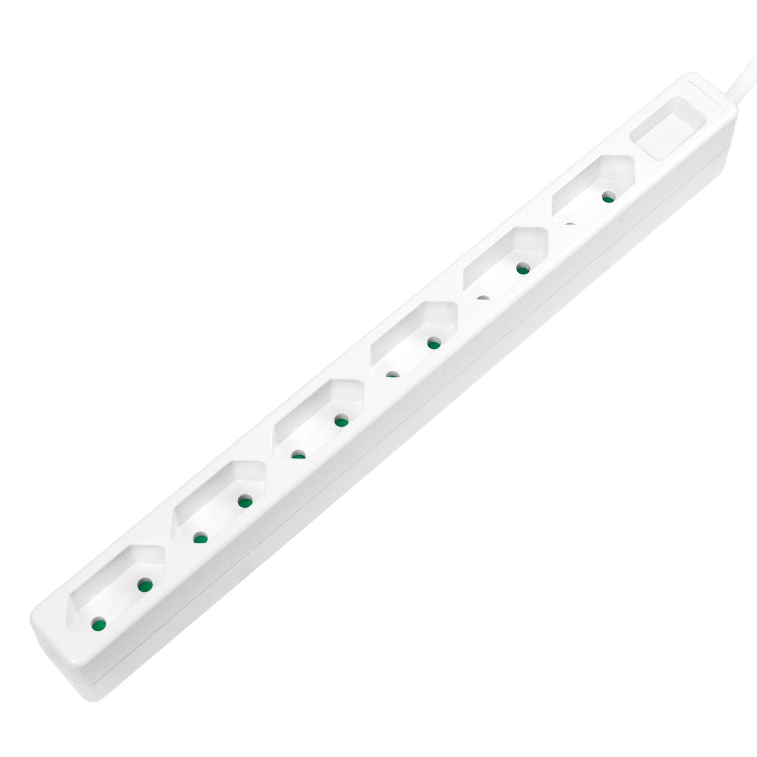 LogiLink Grenuttag Slim Euro 6vägs 1,5m