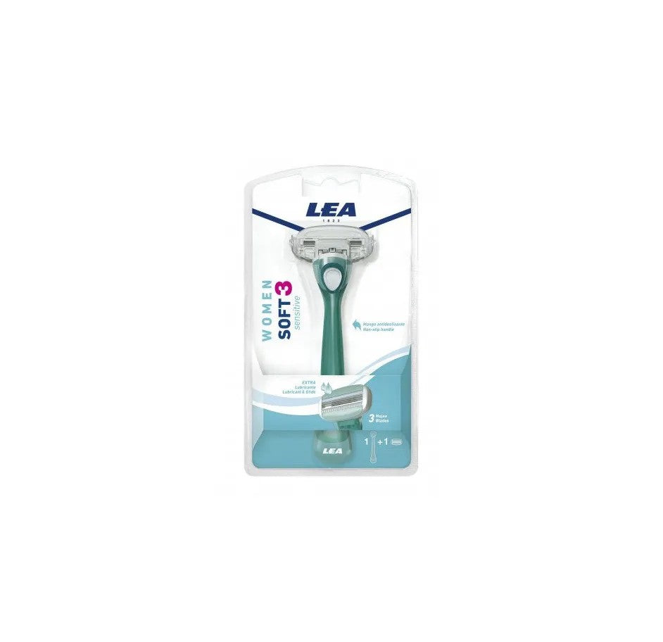 Lea Soft 3 Sensitive naisten partaveitsi 1un