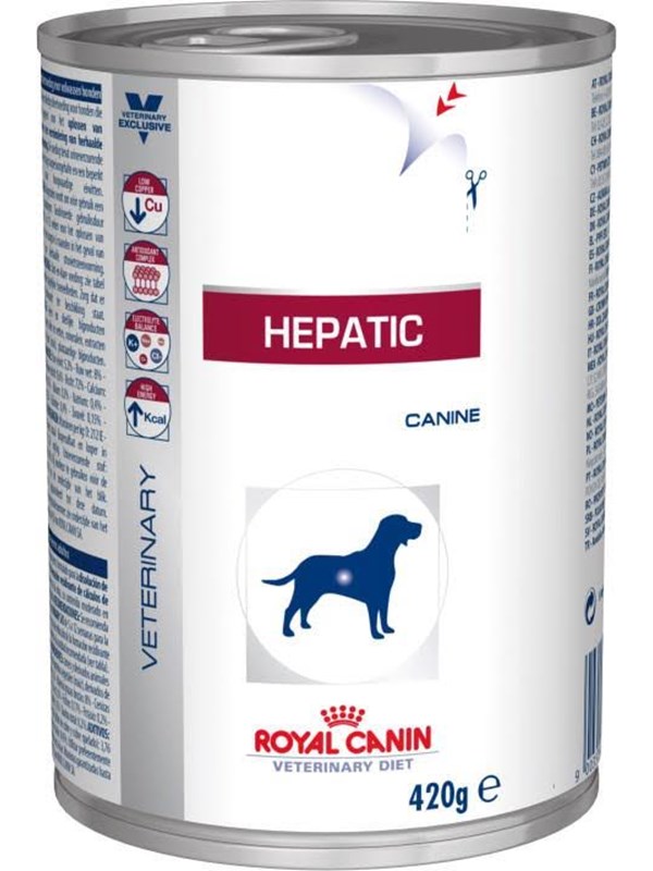 Royal Canin Hepatic, Koiran märkäruoka, Adult, 420 g