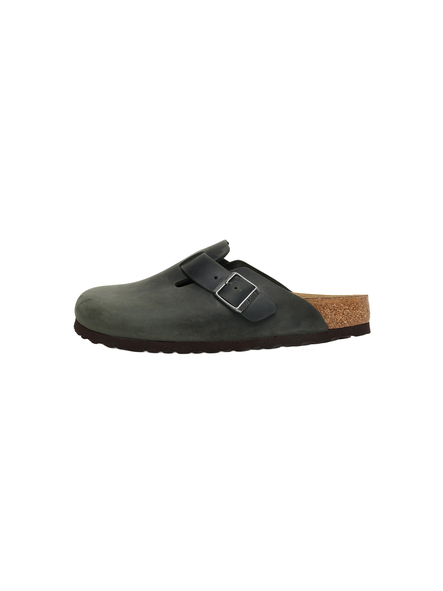 Birkenstock Boston Natural Leather Oiled Narrow Thyme