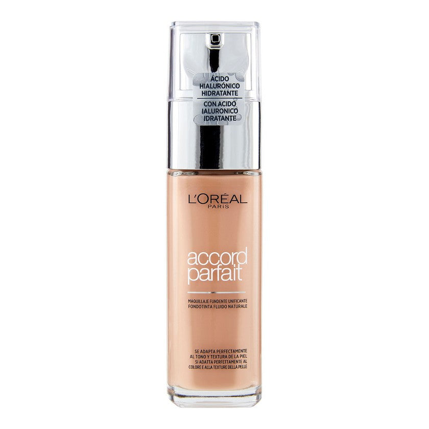 L'Oreal Paris Accord Parfait Fond De Teint - Nestemäinen meikkivoide 5R5C5K Sable Rose