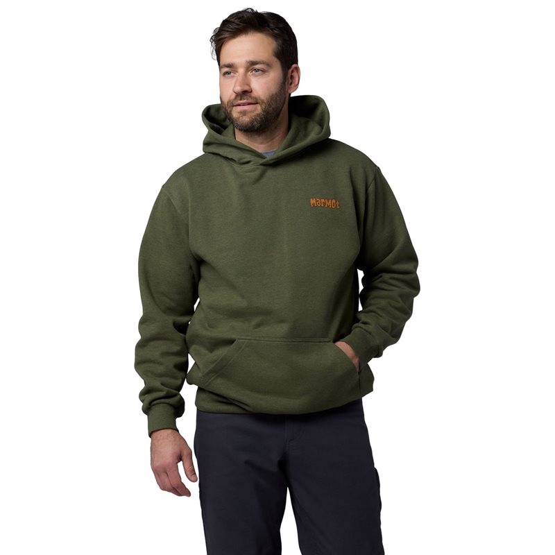 Marmot Marty Goggles Hoody Surplus Green Heather - XL